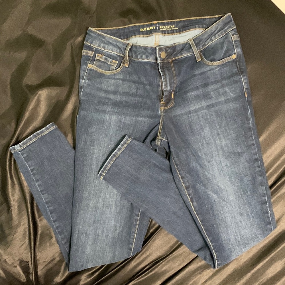 Old Navy Rockstar Mid Rise Denim Jeans